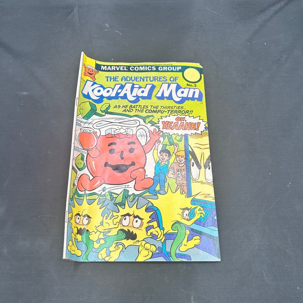 Marvel Comics The Adventures of Kool-Aid Man No 3 Houston Chronicle Supplement